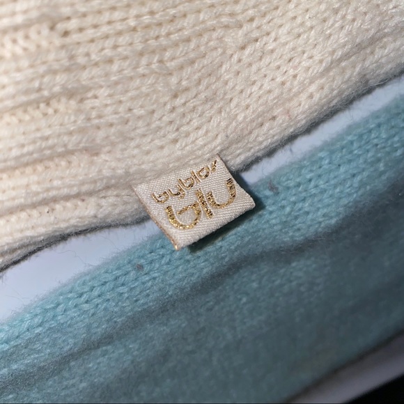 Byblos Blu Seafoam Beige Off White Crew Sweater - Picture 11 of 16